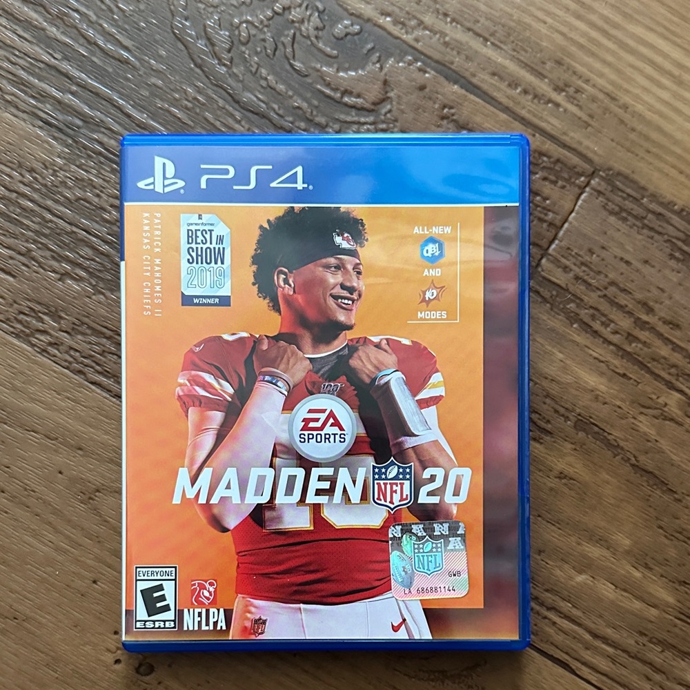 NFL Madden 20 for PS4 - Blue and Orange